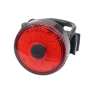 Lampka rowerowa tylna LED ładowana przez USB Tylna lampka rowerowa LED z 3 trybami oświetlenia - czerwona