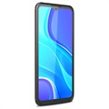 Szczotkowane etui z TPU do Xiaomi Redmi 9A - Włókno węglowe - Czarne