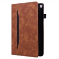 iPad Pro 12.9 2020/2021 Business Style Smart Etui Foliowe - Brąz
