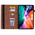 iPad Pro 12.9 2020/2021 Business Style Smart Etui Foliowe - Brąz