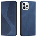 iPhone 13 Pro Etui-Portfel Business Style - Błękit