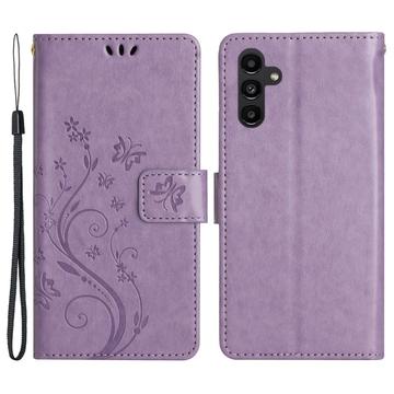 Samsung Galaxy A54 5G Etui-Portfel seria Butterfly - Fioletowe