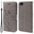 iPhone 7/8/SE (2020)/SE (2022) Etui-Portfel seria Butterfly - Szary