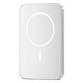 C10 Przenośny 15W magnetyczny bezprzewodowy power bank 5000mAh - srebrny