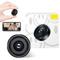 Mini kamera bezpieczeństwa C8 WiFi z kartą pamięci 64GB - czarna