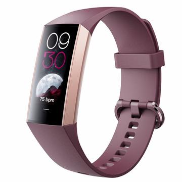 C80 Inteligentna bransoletka z ekranem AMOLED o przekątnej 1.1 cala, monitorująca temperaturę ciała, tętno, ciśnienie krwi i poziom tlenu we krwi