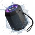 CYBORIS CYB-S3 Głośnik bezprzewodowy Bluetooth 5.1 24W Imponujący dźwięk Stereo Bass 18 godzin odtwarzania Podświetlenie RGB Subwoofer Sound Box - Czarny