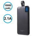 Cager S10000 Przenośny Power Bank Type-C - 10000mAh - Czarny