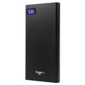 Uniwersalny Power Bank z Podwójnym USB Cager S99 - 10000mAh - Czarny