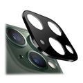 Metalowo-szklane Zabezpieczenie Obiektywu Aparatu do iPhone 11 Pro/11 Pro Max - Czarne