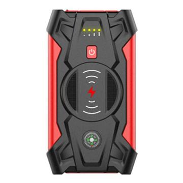 Car Jump Starter / Power Bank J13 - 12000mAh - Czerwony / Czarny