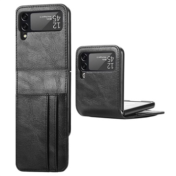 Samsung Galaxy Z Flip4 5G Etui-Portfel z Serii Card - Czarne