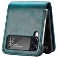 Samsung Galaxy Z Flip4 5G Etui-Portfel z Serii Card - Błękit