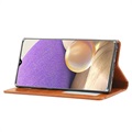 Samsung Galaxy A32 5G/M32 5G Etui-Portfel Card Set Series – Brązowe