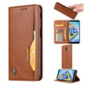 Etui z Serii Card Set do Samsung Galaxy J6+ - Brąz