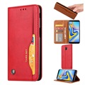 Etui z Serii Card Set do Samsung Galaxy J6+ - Czerwień