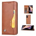 Etui z Portfelem z Serii Xiaomi Redmi Note 11 Pro/Note 11 Pro+ Card Set - Brąz