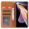 Etui z Portfelem z Serii Xiaomi Redmi Note 11 Pro/Note 11 Pro+ Card Set - Czerwone Wino