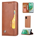 Xiaomi Mi 10T 5G/10T Pro 5G Etui-Portfel z serii Card Set - Brąz