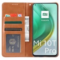 Xiaomi Mi 10T 5G/10T Pro 5G Etui-Portfel z serii Card Set - Brąz