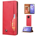 Xiaomi Mi 10T Lite 5G Etui-Portfel z Serii Card Set - Czerwień