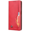 Xiaomi Mi 10T Lite 5G Etui-Portfel z Serii Card Set - Czerwień
