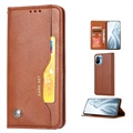 Xiaomi Mi 11 Lite 5G Etui-Portfel z Serii Card Set - Brąz