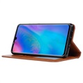 Etui z portfelem Card Set do Huawei P30 Pro - Brązowe