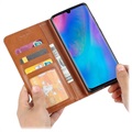 Etui z portfelem Card Set do Huawei P30 Pro - Brązowe