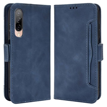 HTC Desire 22 Pro Etui-Portfel Seria Cardholder - Błękit