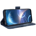 HTC Desire 22 Pro Etui-Portfel Seria Cardholder - Błękit