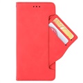 Honor 10X Lite Etui-Portfel Seria Cardholder - Czerwień