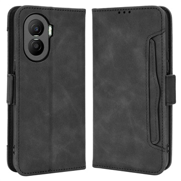 Honor X40i Etui-Portfel Seria Cardholder - Czarne