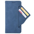 Motorola Moto E20 Etui-Portfel Seria Cardholder - Błękit