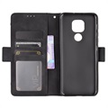 Motorola Moto E7 Plus Etui-Portfel Seria Cardholder - Czarne