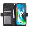 Motorola Moto E7 Plus Etui-Portfel Seria Cardholder - Czarne