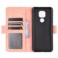 Motorola Moto E7 Plus Etui-Portfel Seria Cardholder - Róż