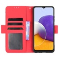 Samsung Galaxy A22 5G, Galaxy F42 5G Etui-Portfel Seria Cardholder - Czerwień