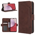 Samsung Galaxy A14/A14 5G Etui-Portfel Seria Cardholder - Brąz