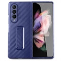 Etui z Zabezpieczeniem Ekranu do Samsung Galaxy Z Fold3 5G - Niebieskie