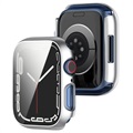 Etui ze Szkłem Hartowanym do Apple Watch Series 7 - 45mm - Srebrny