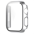 Etui ze Szkłem Hartowanym do Apple Watch Series 7 - 45mm - Srebrny