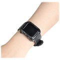 Apple Watch Series SE/6/5/4 Etui z Cyrkonową Dekoracją - 40mm - Czarna
