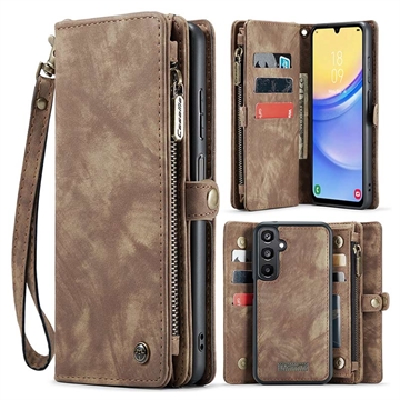 Samsung Galaxy A16 5G Wielofunkcyjny Pokrowiec-Portfel Caseme 008 2-w-1 - Brąz