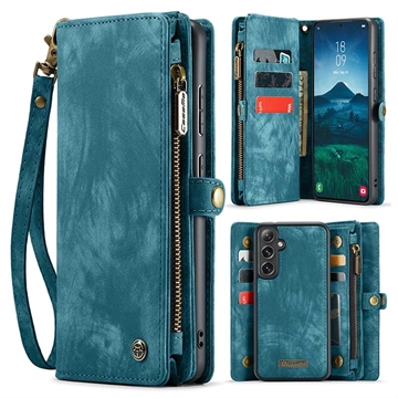 Samsung Galaxy S24 FE Wielofunkcyjny Pokrowiec-Portfel Caseme 008 2-w-1 - Błękit