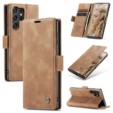 Etui z Portfelem Caseme 013 - Samsung Galaxy S24 Ultra - Brąz