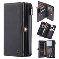 Samsung Galaxy S21 Ultra 5G Wielofunkcyjne Etui-Portfel Caseme 2-w-1 - Czerń