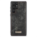 Wielofunkcyjne Etui z Portfelem 2-w-1 Caseme do Samsung Galaxy S22 Ultra 5G - Czarne