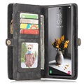 Wielofunkcyjne Etui z Portfelem 2-w-1 Caseme do Samsung Galaxy S22 Ultra 5G - Czarne