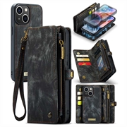 Wielofunkcyjne Etui z Portfelem 2-w-1 Caseme do iPhone 15 Plus